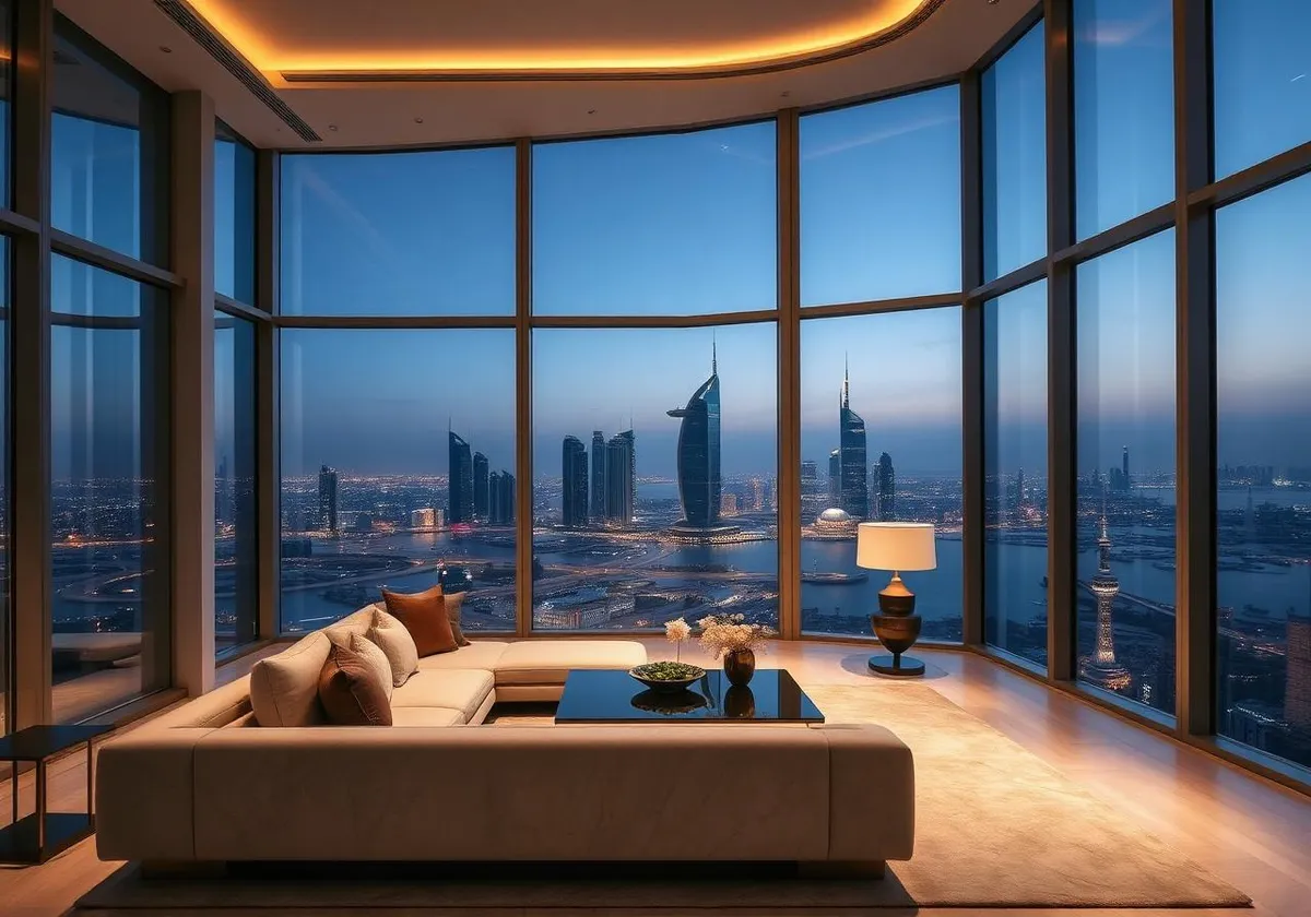 Sky-lounge by the Marina